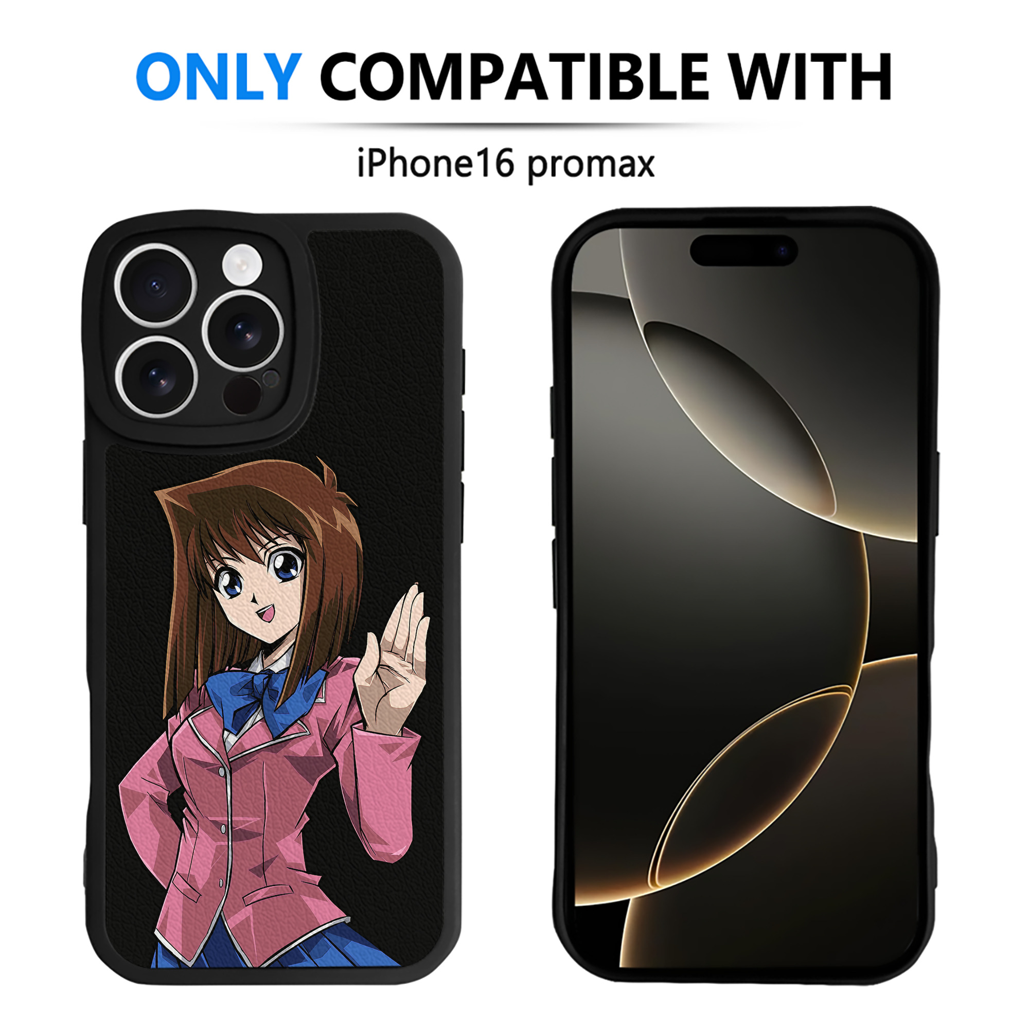 遊☆戯☆王 Yu-Gi-Oh! 【iPhone 16シリーズ対応】シリコンスマホケース（レザー調） 材質：シリコン